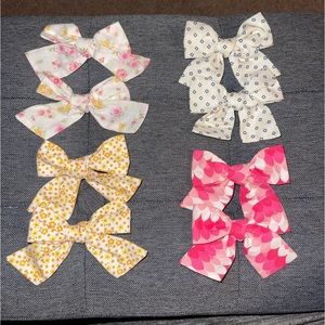Baby bling bow clips